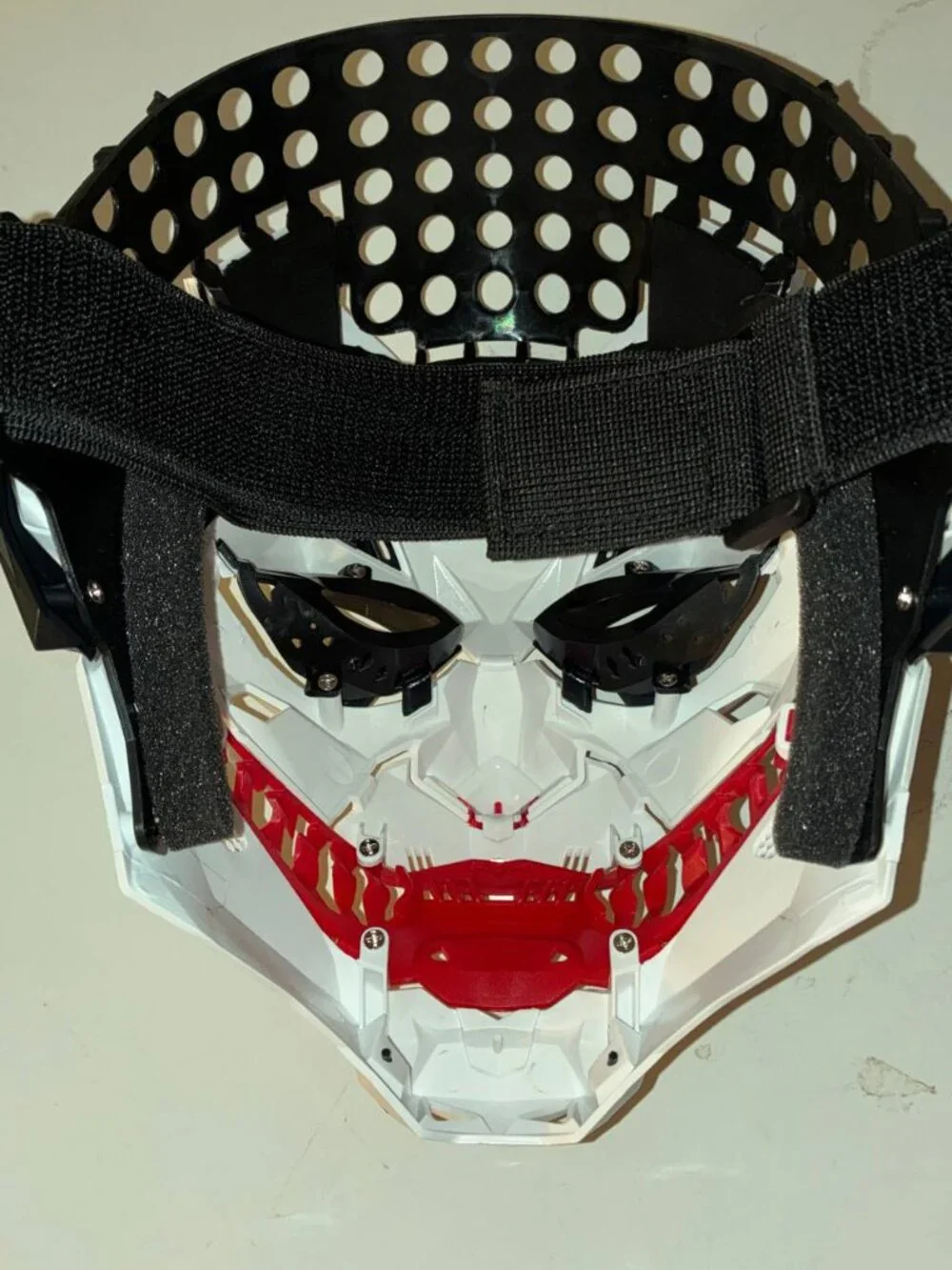 Cyberpunk Joker Mask  Anime Cosplay Halloween Costume PVC Tech - New No Dreads